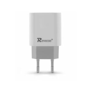Ładowarka sieciowa REVERSE U58 1xType C 3A, 20W, Power Delivery biały