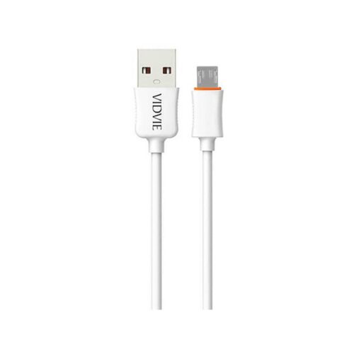 Kabel VIDVIE CB443-2 USB/Micro 2.4A, 2m biały