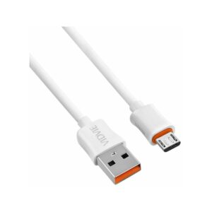 Kabel VIDVIE CB443-2 USB/Micro 2.4A, 2m biały