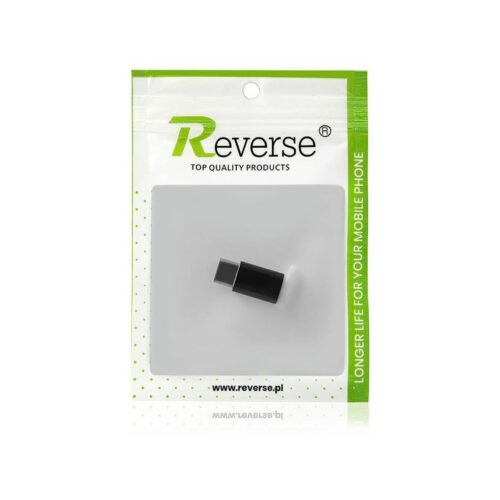 Adapter REVERSE Micro/Type C czarny