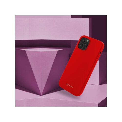 Etui MERCURY Silicone do Samsung A71 5G czerwony