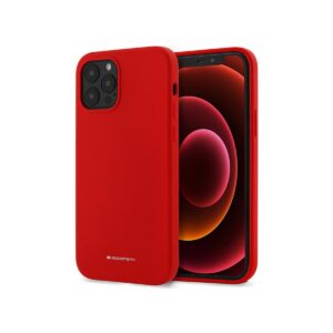 Etui MERCURY Silicone do Samsung A71 5G czerwony
