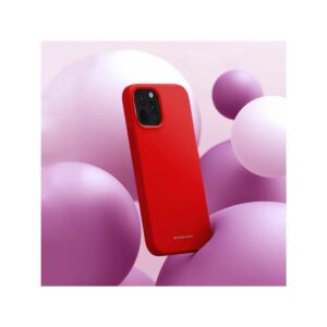 Etui MERCURY Silicone do Samsung A71 5G czerwony