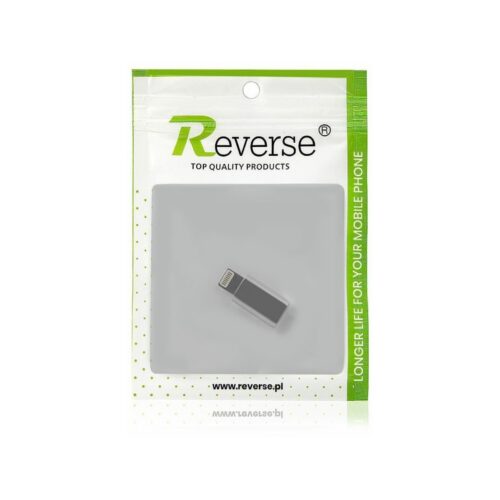 Adapter REVERSE Micro/iPhone srebrny
