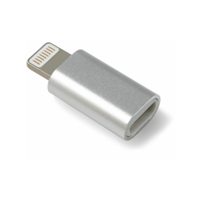 Adapter REVERSE Micro/iPhone srebrny