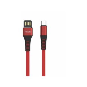 Kabel VIDVIE CB439 USB/Micro 2.4A, 1m czerwony