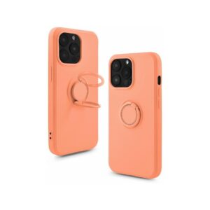 Etui FINGER RING do Apple iPhone 13 PRO pomarańczowy