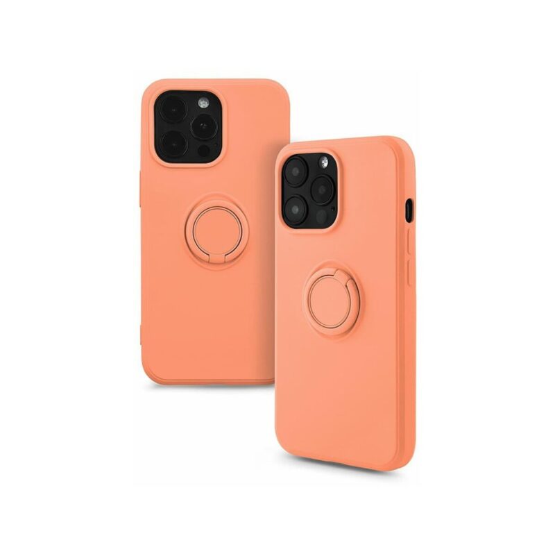 Etui FINGER RING do Apple iPhone 13 PRO pomarańczowy