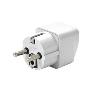 Adapter gniazdka z PL na UK/USA biały