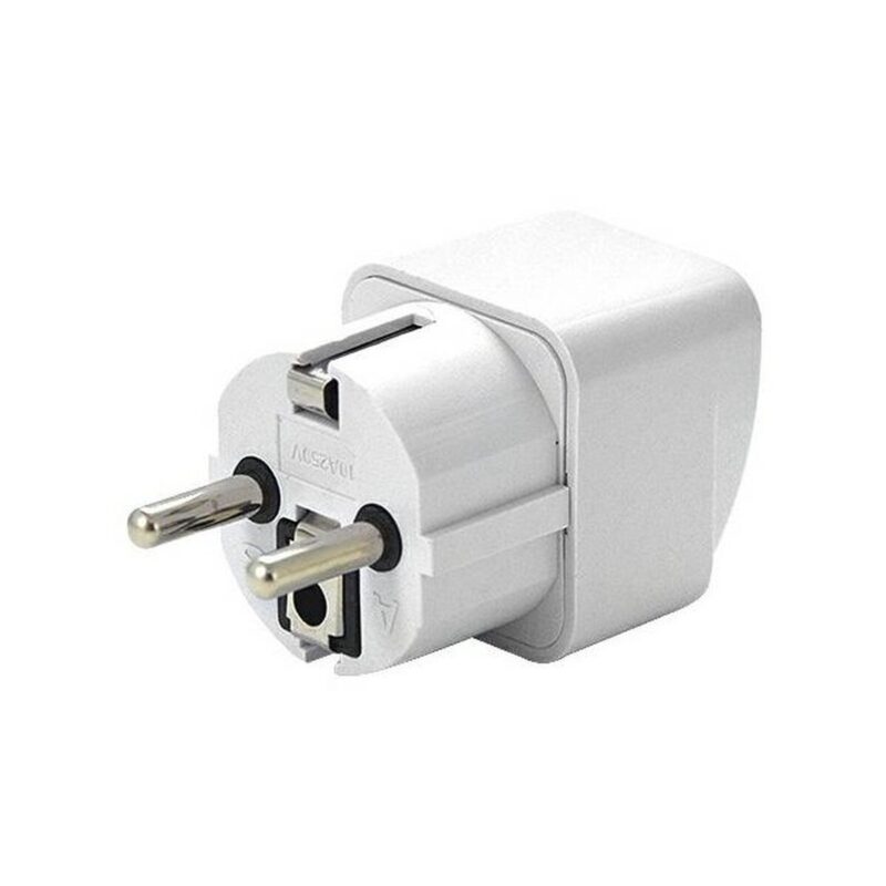 Adapter gniazdka z PL na UK/USA biały