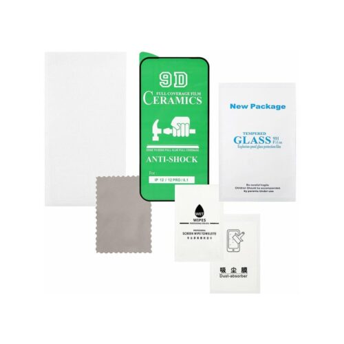 Szkło hartowane 9D CERAMIC do Apple iPhone 14 PRO Full Glue czarny