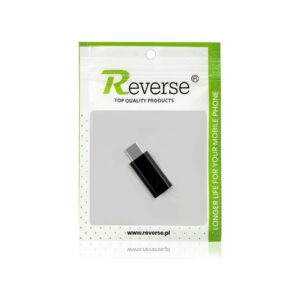 Adapter REVERSE iPhone/Type C czarny