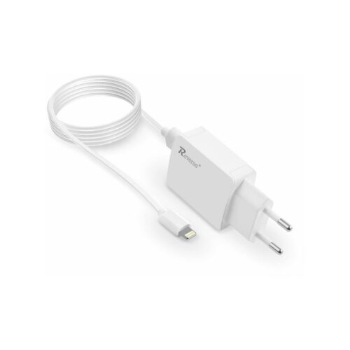 Ładowarka sieciowa REVERSE U21 2xUSB + kabel Iphone 2.1A biały