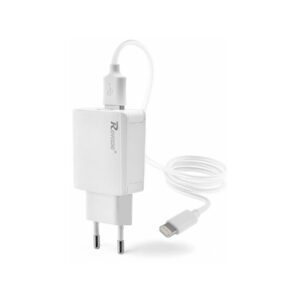 Ładowarka sieciowa REVERSE U21 2xUSB + kabel Iphone 2.1A biały