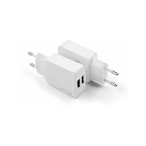 Ładowarka sieciowa REVERSE U21 2xUSB + kabel Iphone 2.1A biały