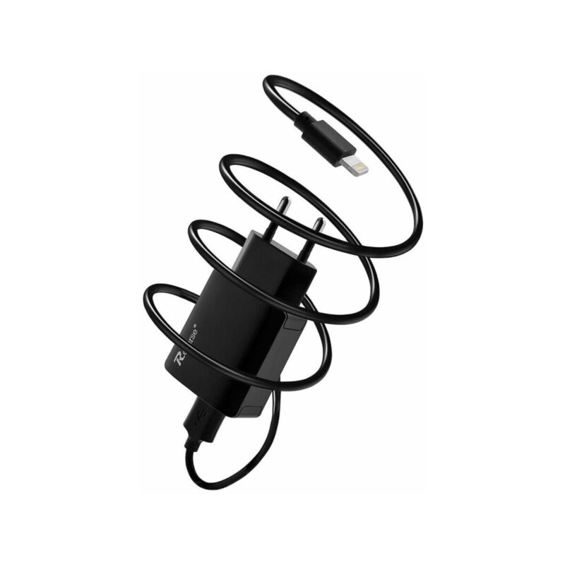 Ładowarka sieciowa REVERSE U21 2xUSB + kabel Iphone 2.1A czarny
