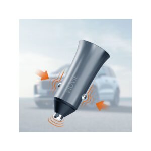 Ładowarka samochodowa VIDVIE CC517C 1xUSB + 1xType C 3A, PD20W+QC18W srebrny