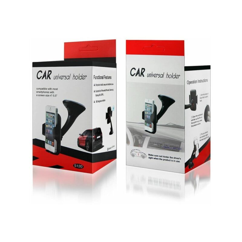 Uchwyt samochodowy 5120 Do Szyby czarny