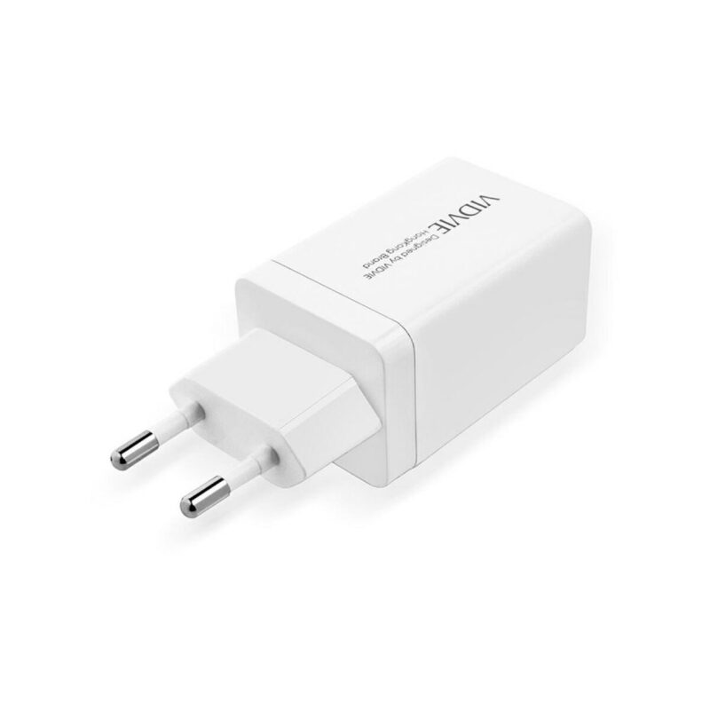 Ładowarka sieciowa VIDVIE PLE242 1xUSB + 2xType C 3A 67W biały
