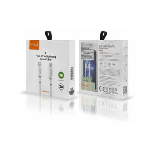 Kabel VIDVIE CB4013 Type C/iPhone PD30W 1m biały