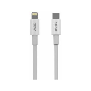 Kabel VIDVIE CB4013 Type C/iPhone PD30W 1m biały