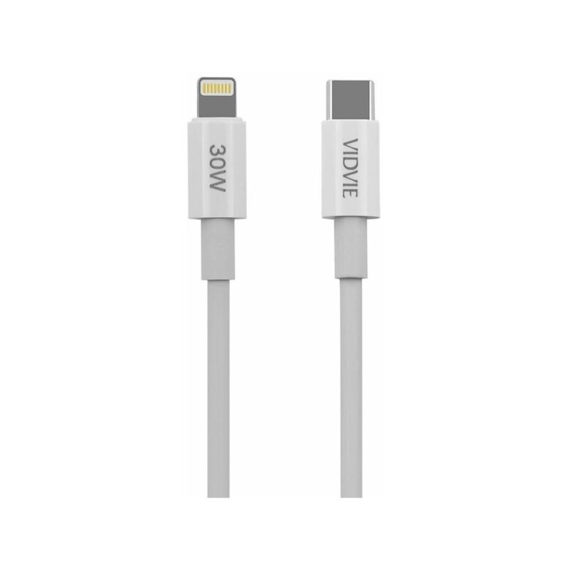 Kabel VIDVIE CB4013 Type C/iPhone PD30W 1m biały