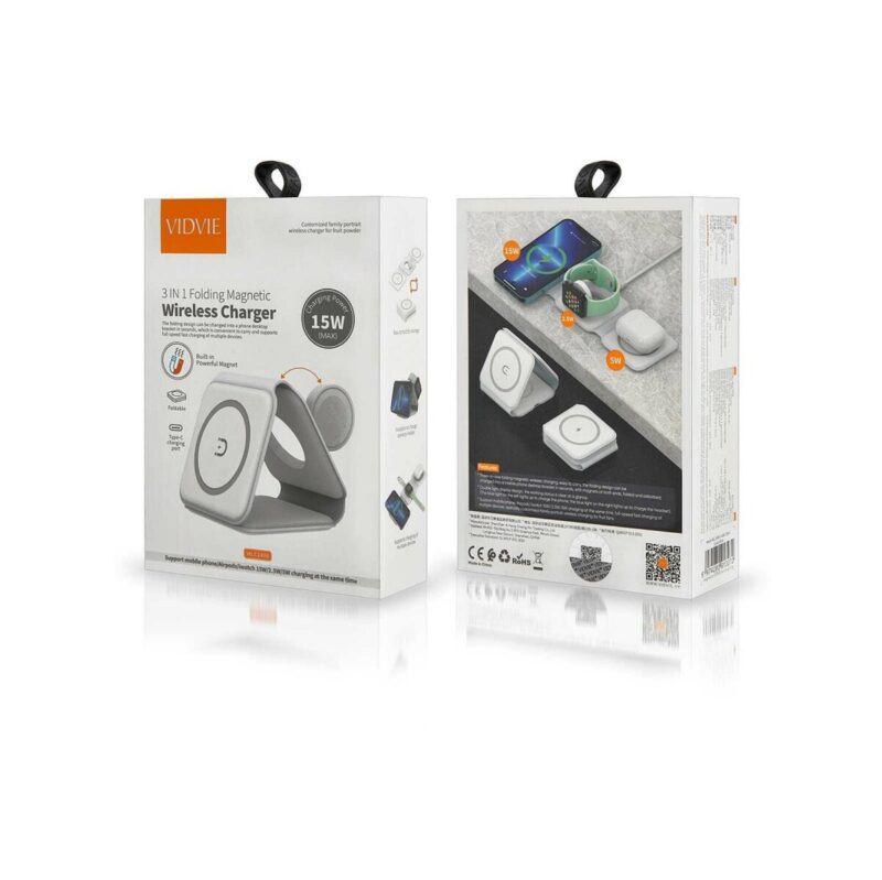 Ładowarka sieciowa indukcyjna VIDVIE WLC1408