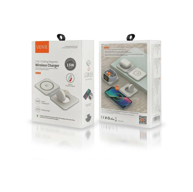 Ładowarka sieciowa indukcyjna VIDVIE WLC1409