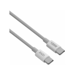 Kabel VIDVIE CB4013 Type C/Type C PD 100W 1m biały