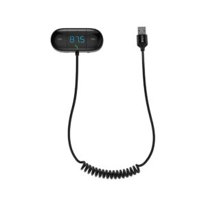 Transmiter FM Bluetooth VIDVIE FM01 Bluetooth V5.0, 5V, 1m czarny