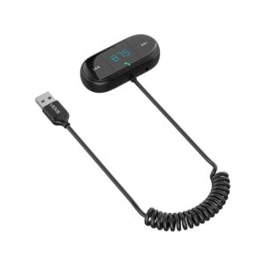 Transmiter FM Bluetooth VIDVIE FM01 Bluetooth V5.0, 5V, 1m czarny