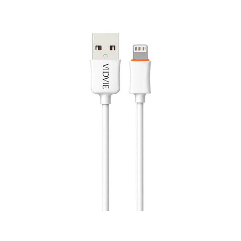 Kabel VIDVIE CB443-2 USB/iPhone 2.4A, 2m biały