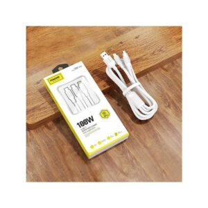 Kabel FONENG X80 USB/Micro + Type C + iPhone 100W, 1m biały