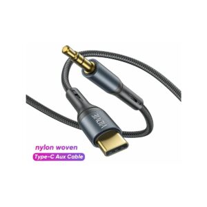 Kabel VIDVIE AL1111 Jack 3.5mm/Type C 1.8m czarny