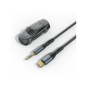 Kabel VIDVIE AL1111 Jack 3.5mm/Type C 1.8m czarny