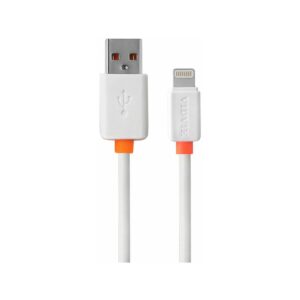 Ładowarka samochodowa VIDVIE S-CC06 2xUSB + kabel Iphone 2xUSB, 2.4A biały