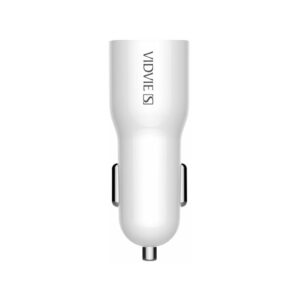 Ładowarka samochodowa VIDVIE S-CC02 2xUSB 2.4A biały