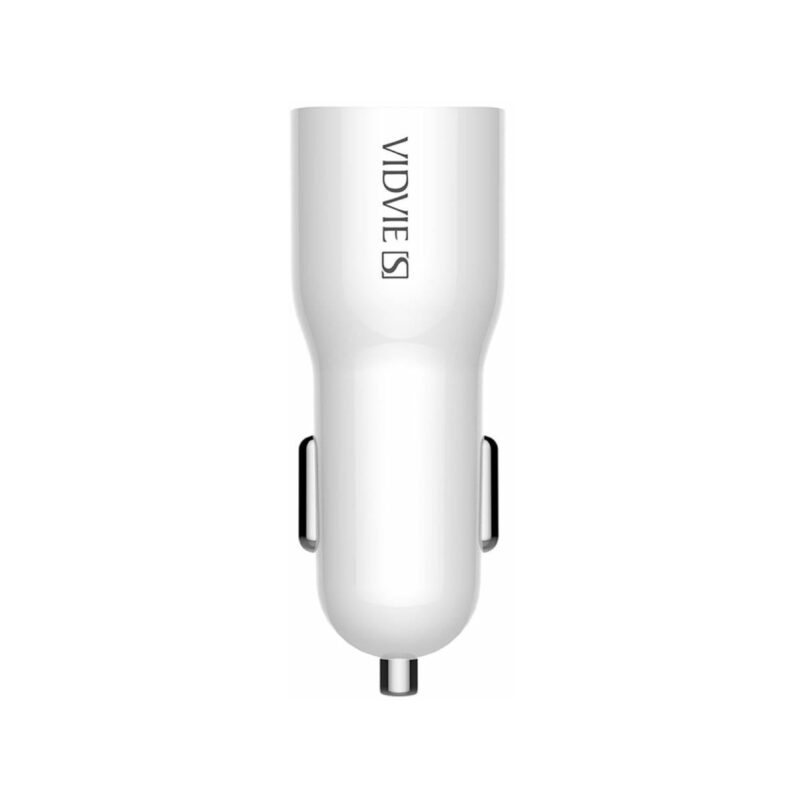 Ładowarka samochodowa VIDVIE S-CC02 2xUSB 2.4A biały