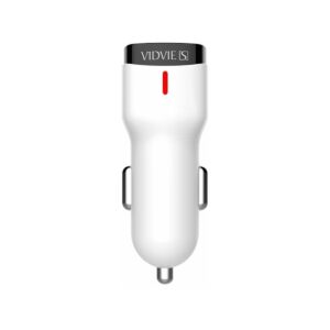 Ładowarka samochodowa VIDVIE S-CC06 2xUSB 2.4A biały