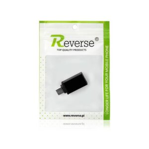 Adapter REVERSE USB/Type C czarny