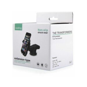 Uchwyt samochodowy ML028 do szyby czarny