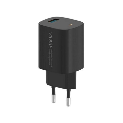 Ładowarka sieciowa VIDVIE PLE249 1xUSB + kabel Micro 3A 18W QC 3.0 czarny