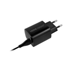 Ładowarka sieciowa VIDVIE PLE249 1xUSB + kabel Micro 3A 18W QC 3.0 czarny