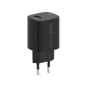 Ładowarka sieciowa VIDVIE PLE249 1xUSB + kabel Micro 3A 18W QC 3.0 czarny