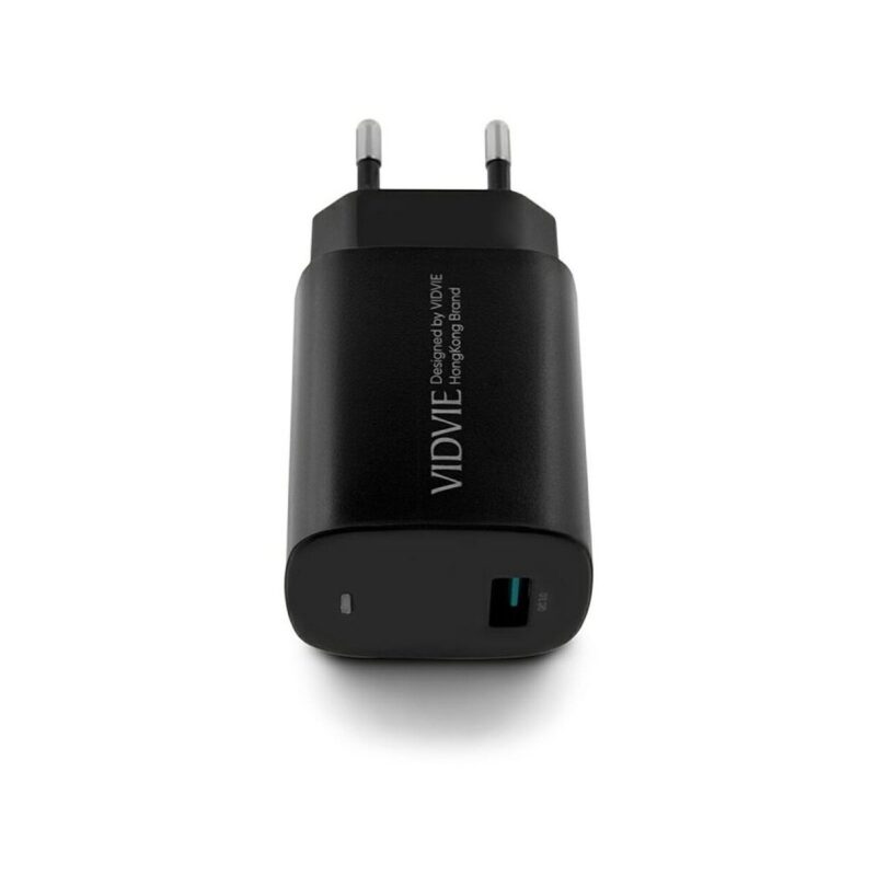 Ładowarka sieciowa VIDVIE PLE249 1xUSB + kabel Micro 3A 18W QC 3.0 czarny