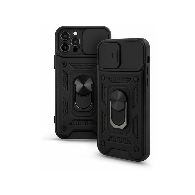 Etui SLIDE RING do Motorola MOTO E22/E22i czarny