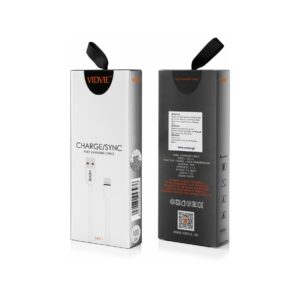 Kabel VIDVIE CB411 USB/iPhone 2.1A, 1m biały