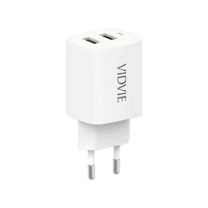 Ładowarka sieciowa VIDVIE PLE250 2xUSB 2.4A biały