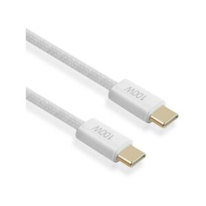 Kabel VIDVIE CB4011 Type C/Type C 5A 100W, 2m biały