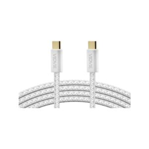 Kabel VIDVIE CB4011 Type C/Type C 5A 100W, 1.2 m biały